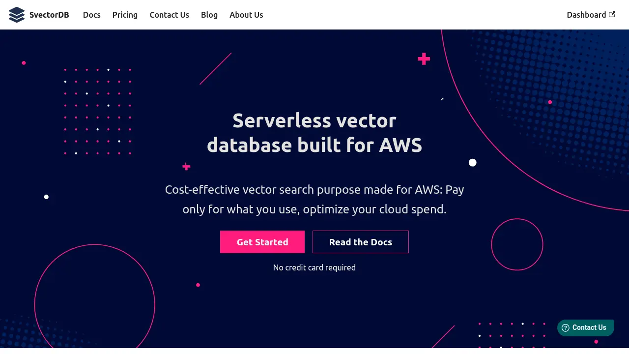 Screenshot of SvectorDB