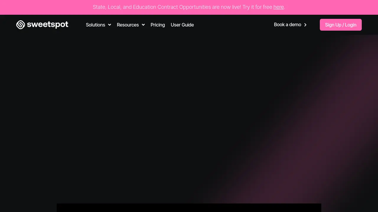 Screenshot of Sweetspot
