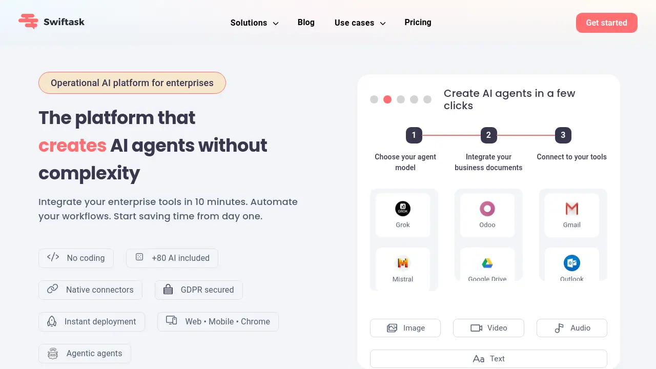 Screenshot of Swiftask
