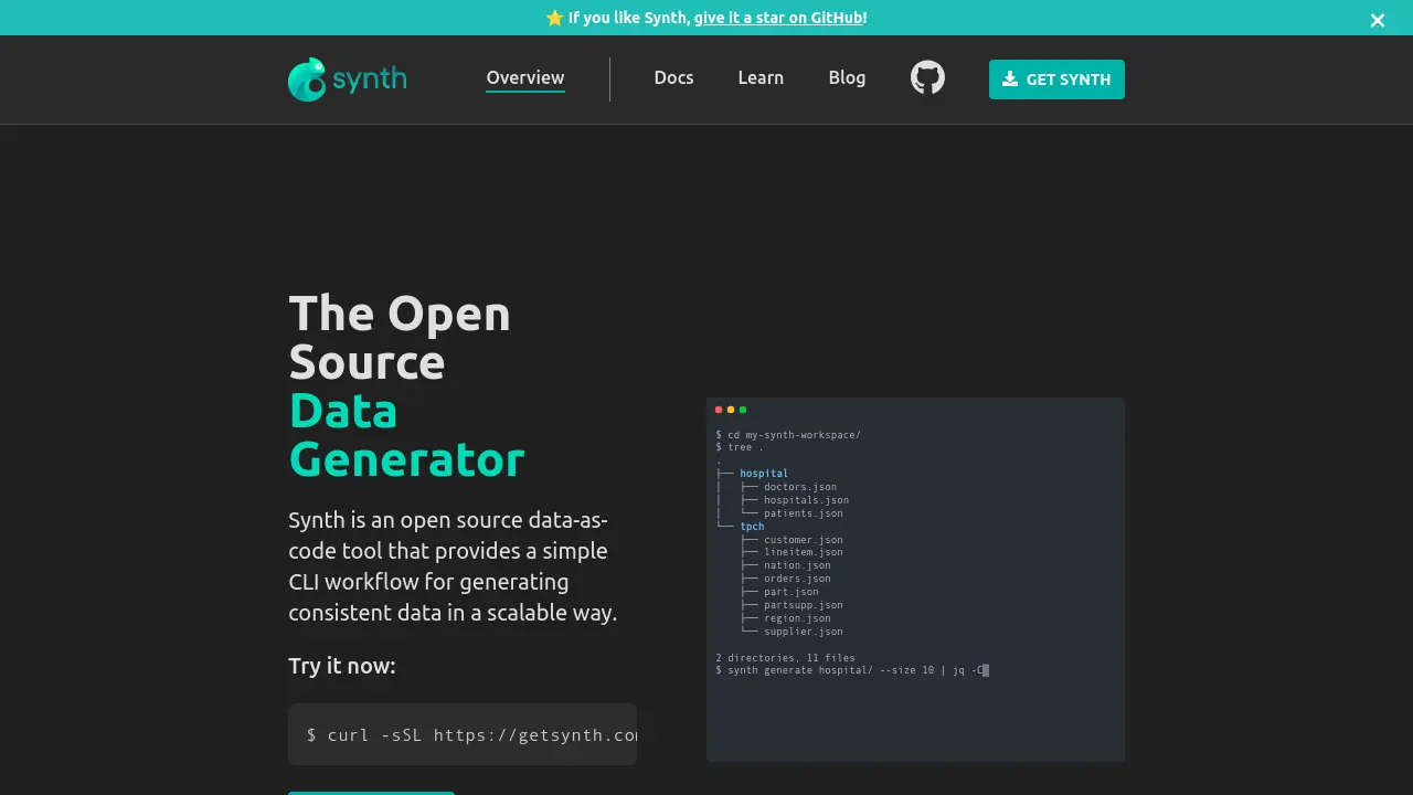 Screenshot of Synth