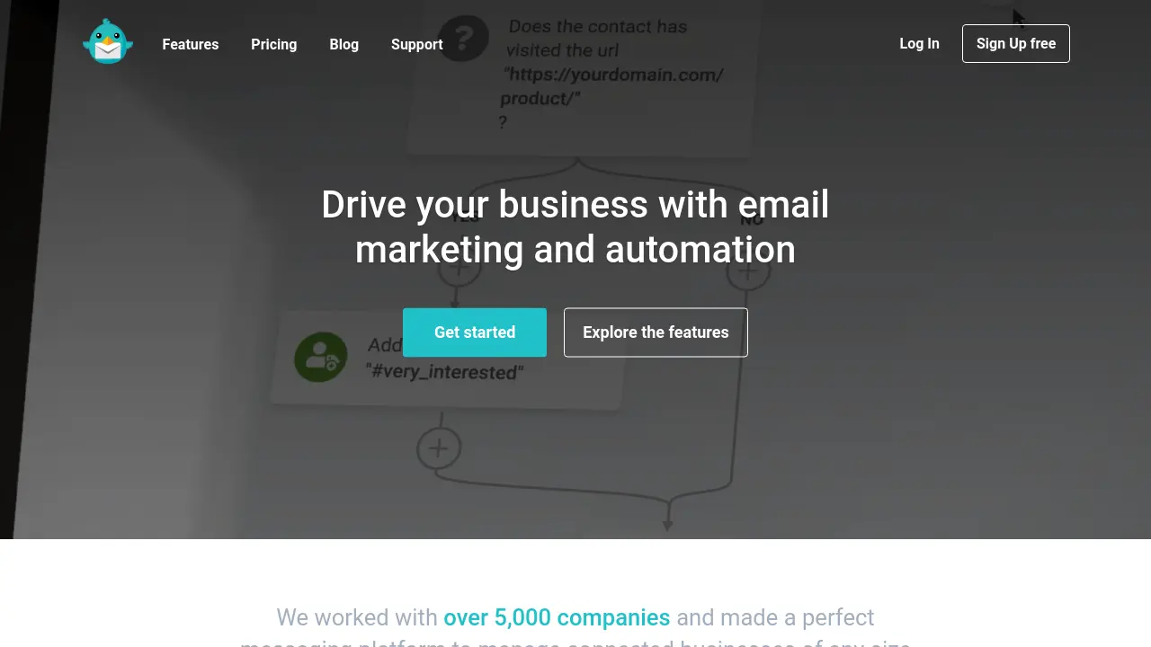 Screenshot of Taximail