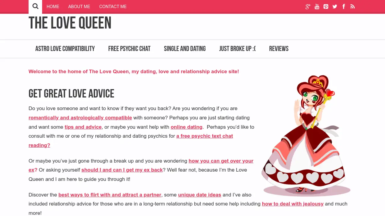 Screenshot of The Love Queen