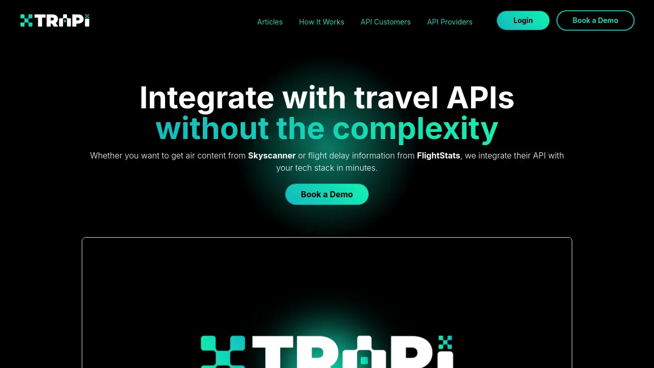 Screenshot of TRAPI