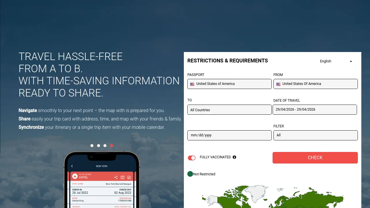 Screenshot of TravelerBuddy