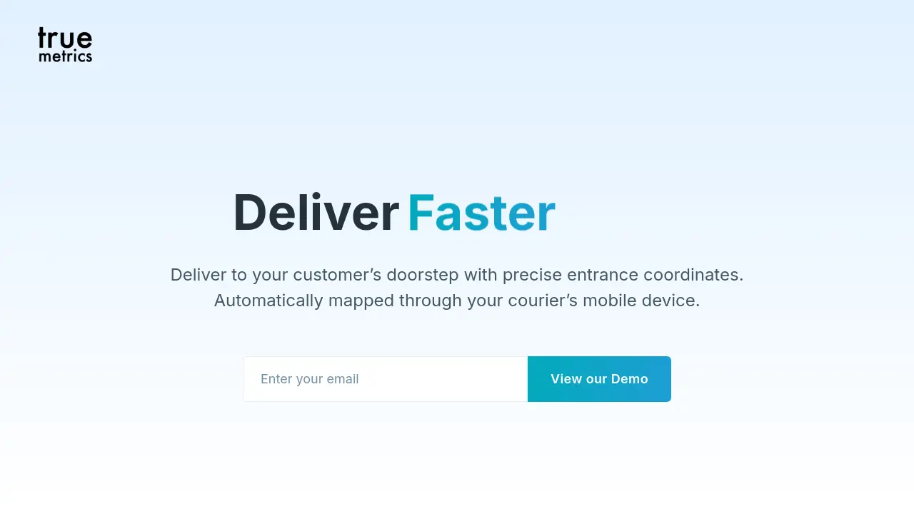 Screenshot of truemetrics