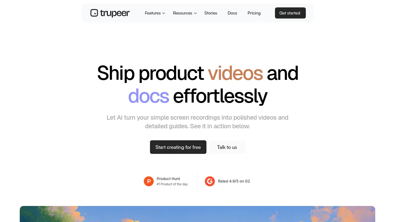Screenshot of Trupeer