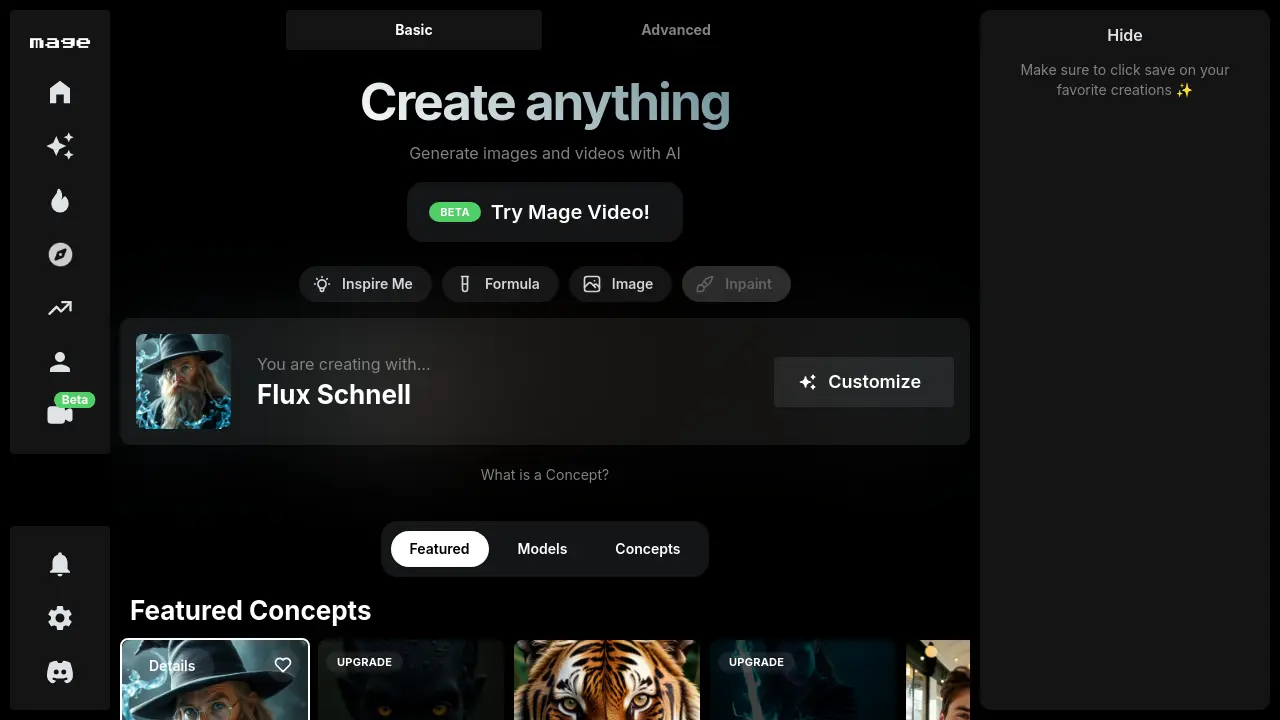 Screenshot of TuneFlow