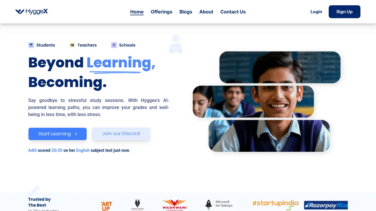 Screenshot of TutorAI