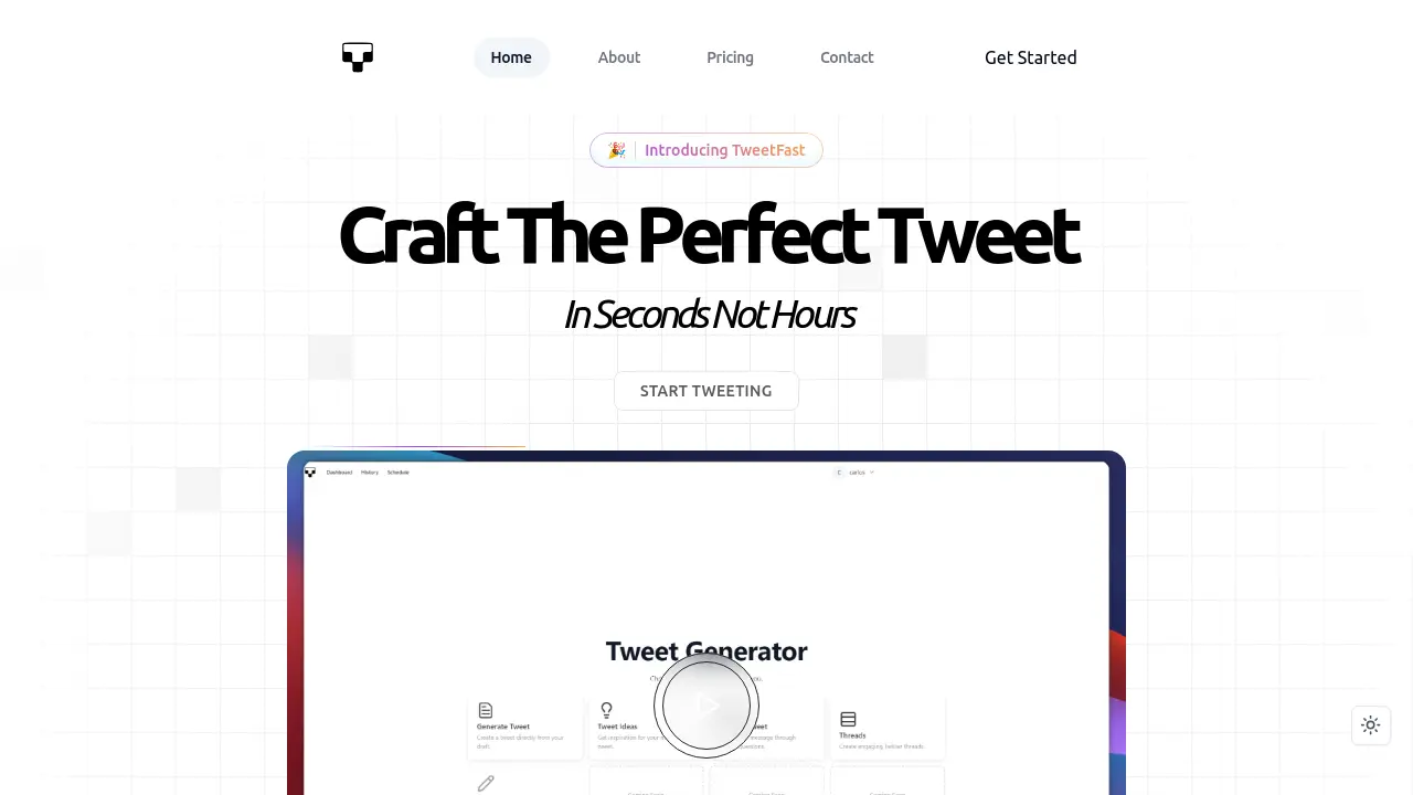Screenshot of TweetFast