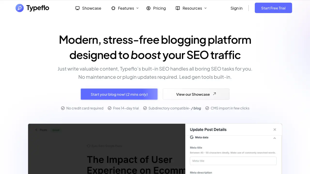 Screenshot of Typeflo