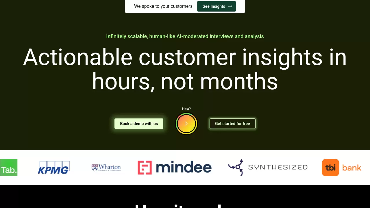 Screenshot of unSurvey