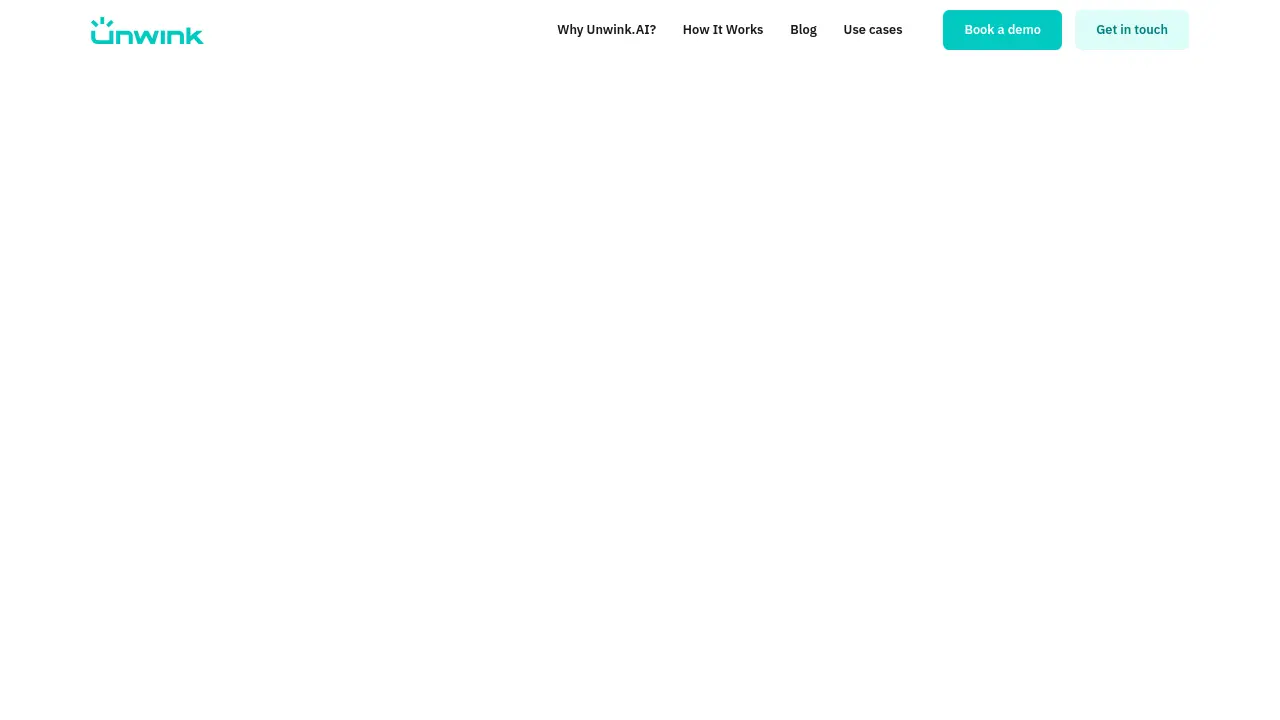 Screenshot of Unwink.AI
