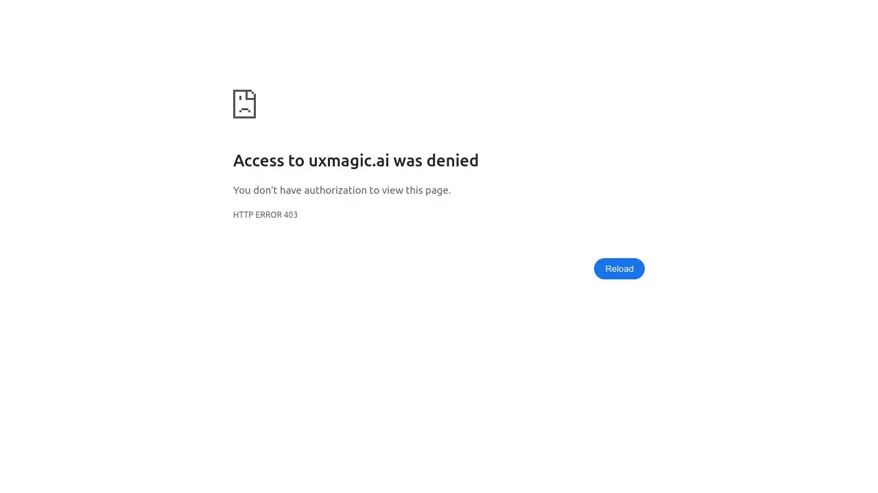 Screenshot of UXmagic.ai