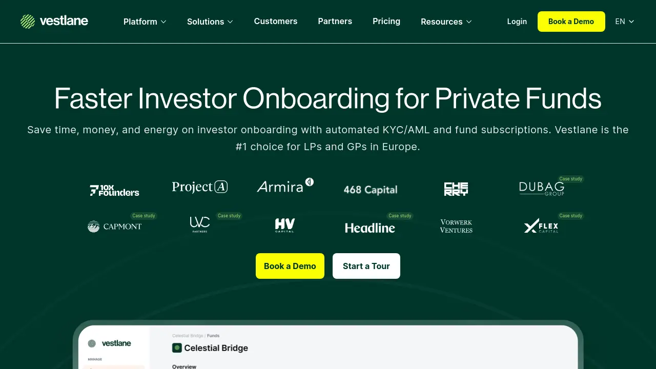 Screenshot of Vestlane
