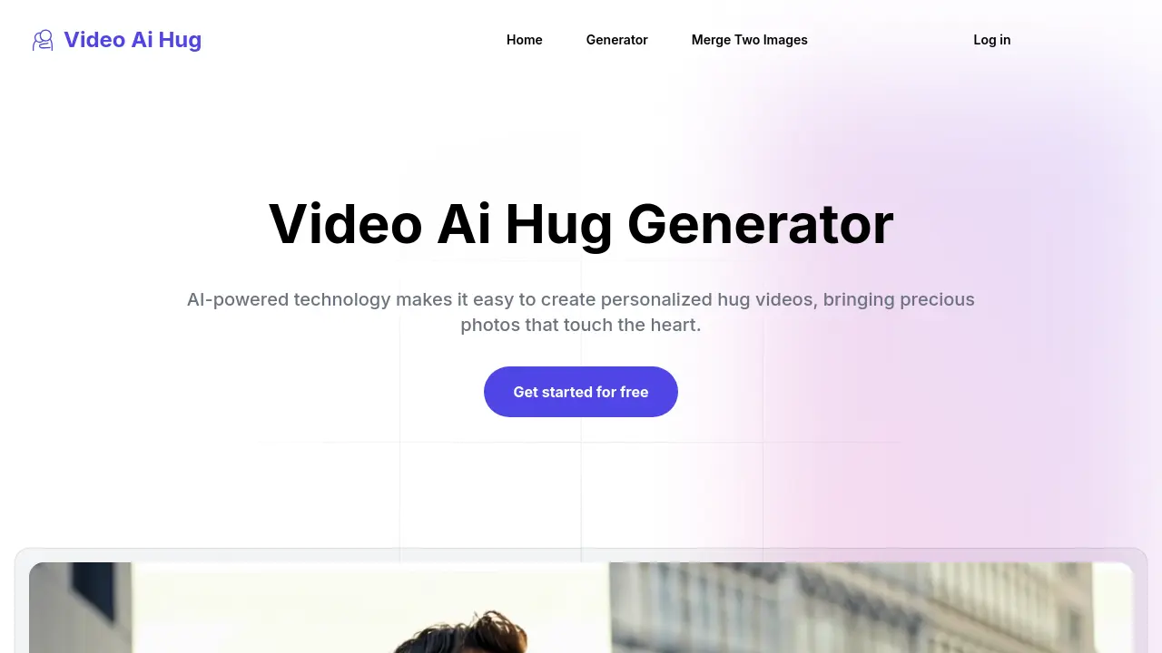 Screenshot of Video Ai Hug