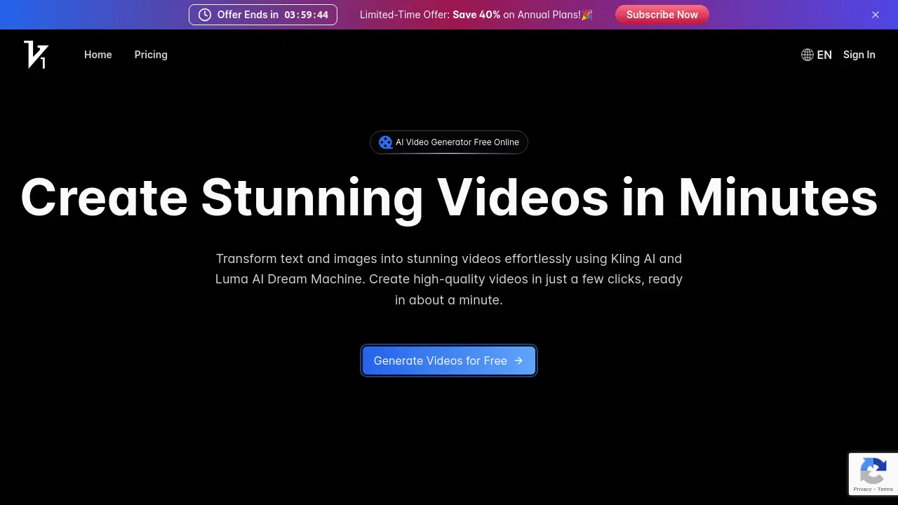 Screenshot of Vidful.ai