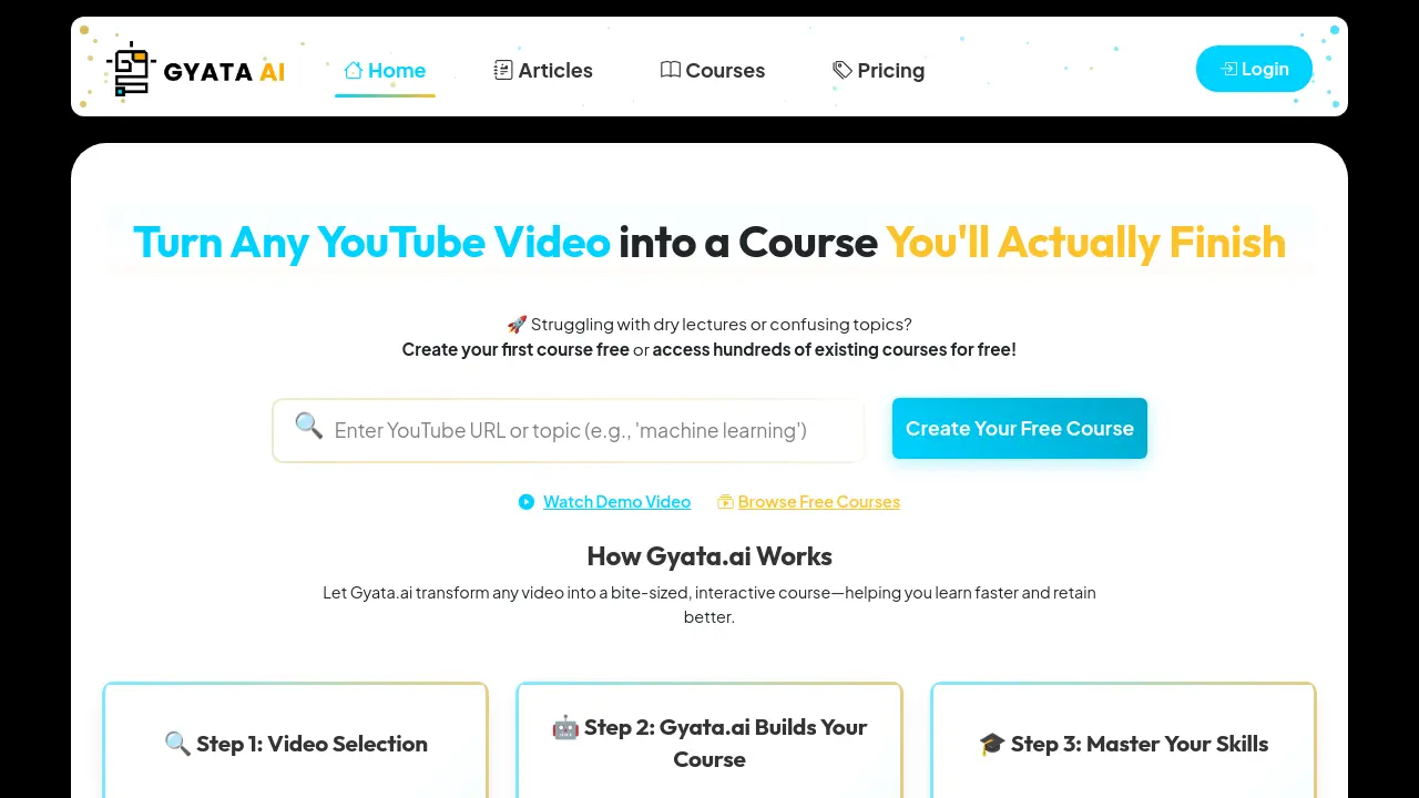 Screenshot of VidGenesis