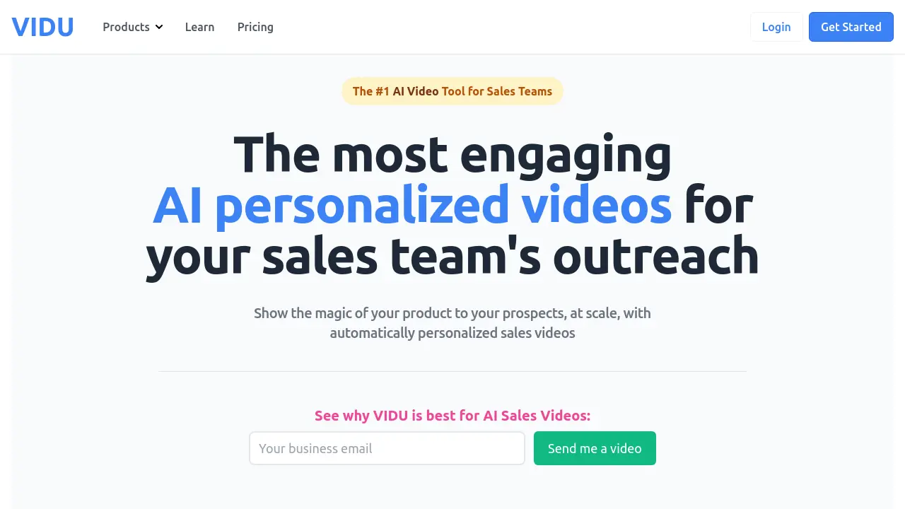 Screenshot of VIDU