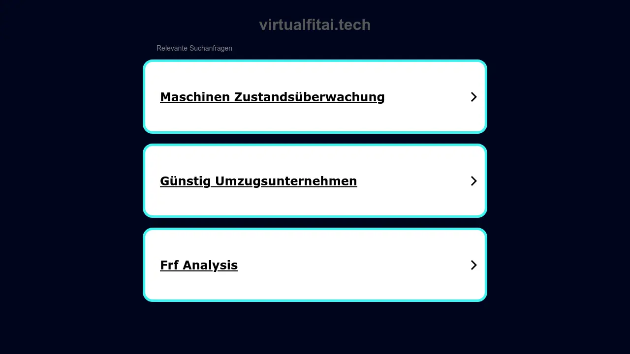 Screenshot of VirtualFit AI