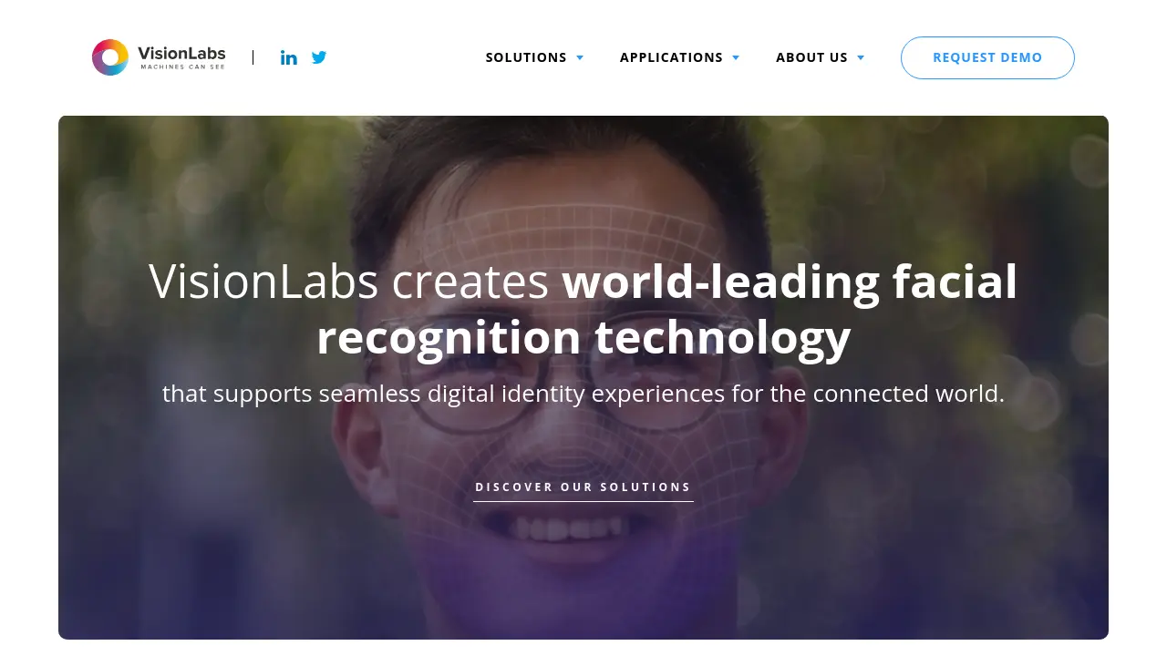 Screenshot of VisionLabs