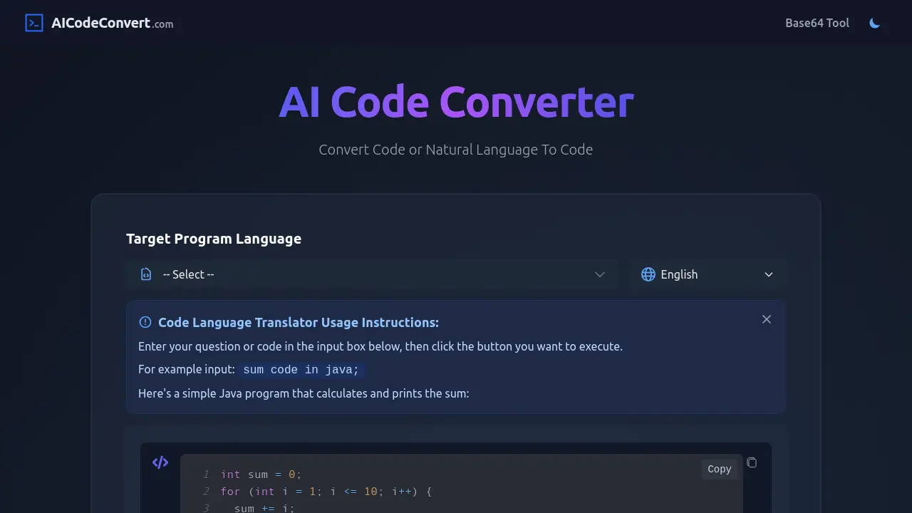 Screenshot of VisualizeAI
