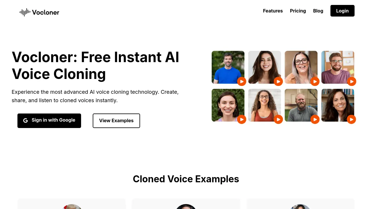Screenshot of Vocloner