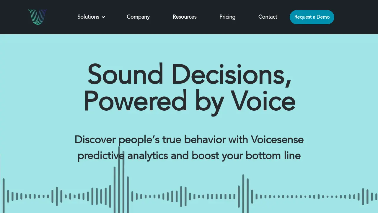 Screenshot of Voicesense
