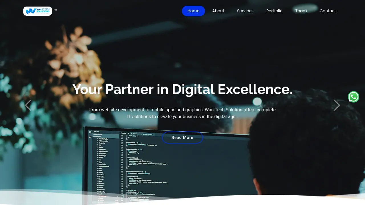 Screenshot of Wan Tech Solution