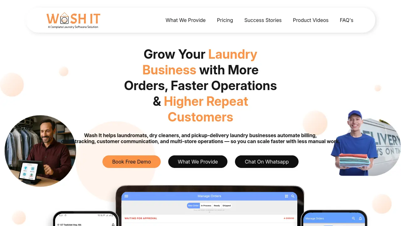 Screenshot of Wash It