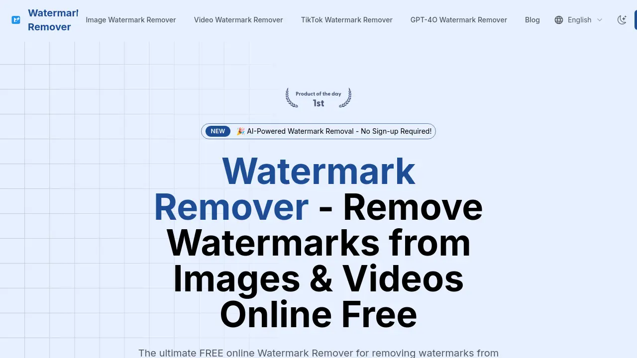 Screenshot of Watermark Remover