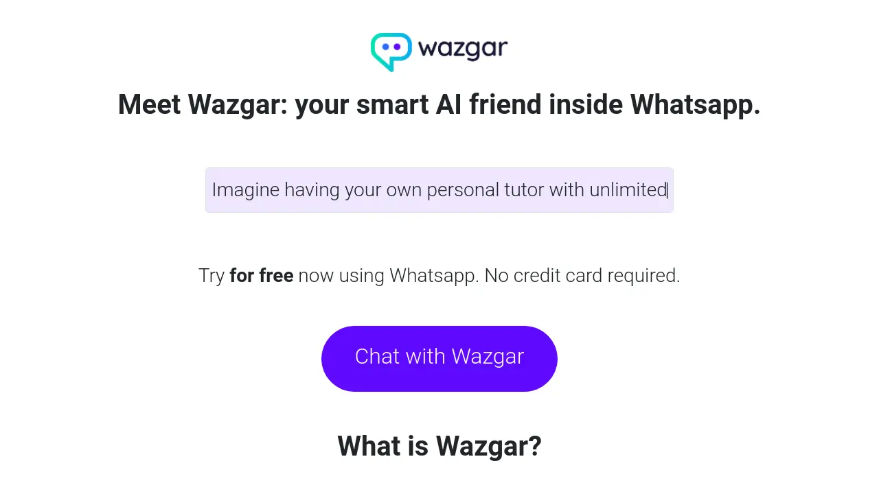 Screenshot of Wazgar