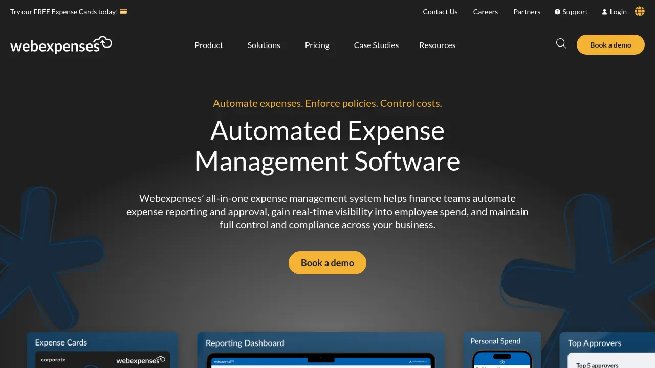 Screenshot of Webexpenses