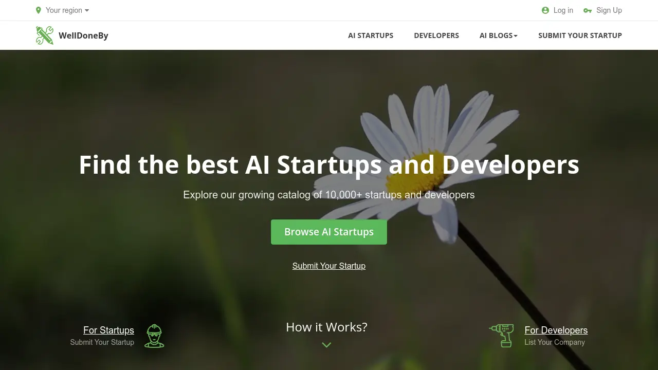 Screenshot of WellDoneBy