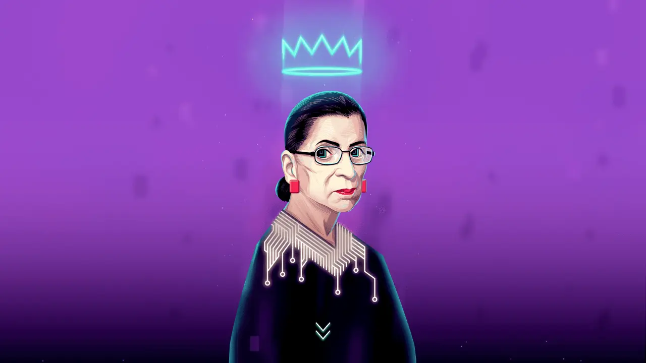 Screenshot of What would RBG (probably) say?