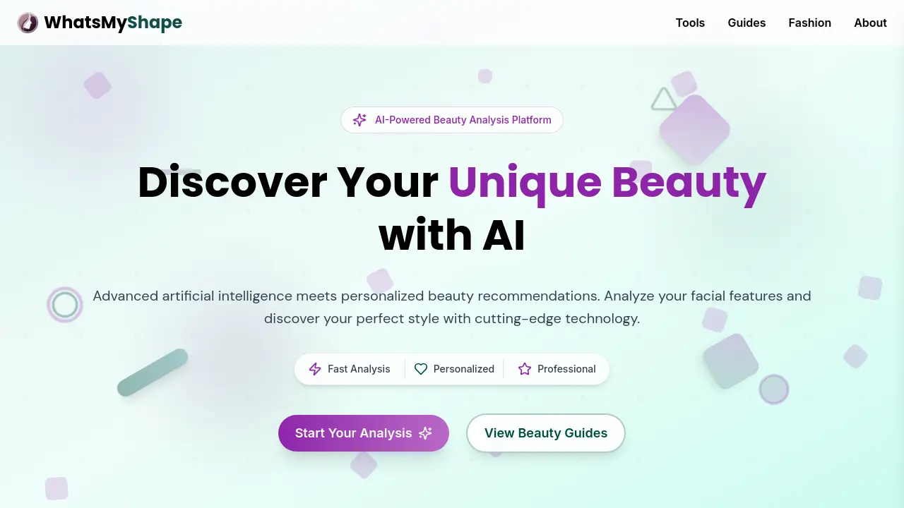 Screenshot of WhatsMyShape