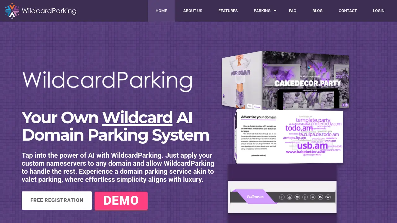 Screenshot of WildcardParking