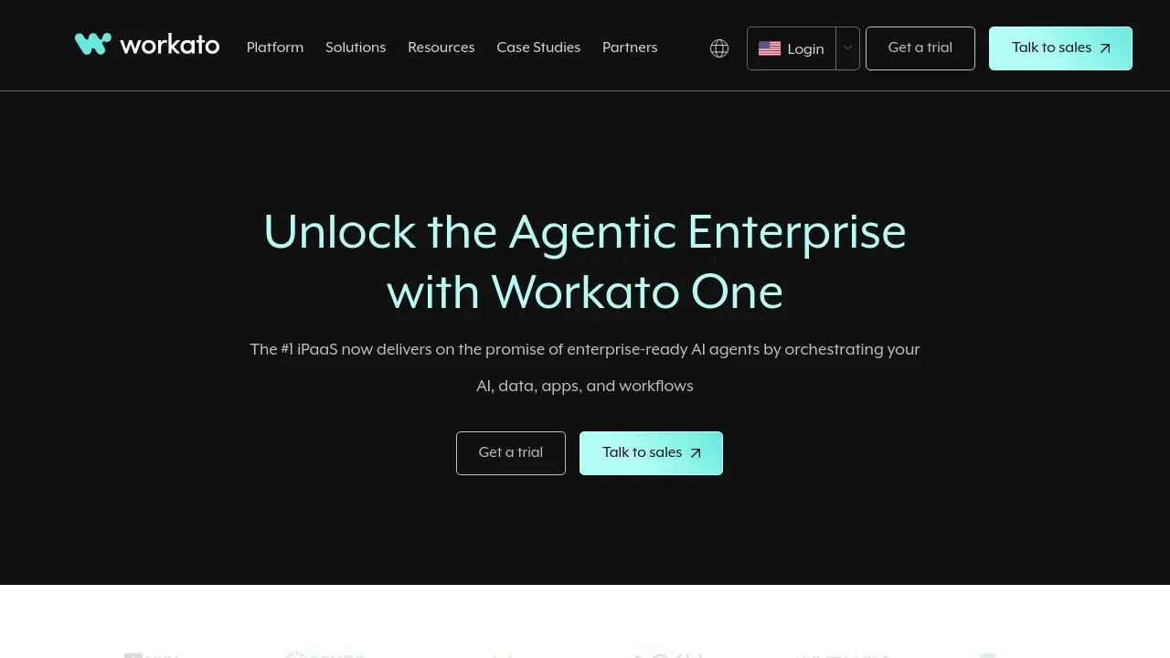 Screenshot of Workato