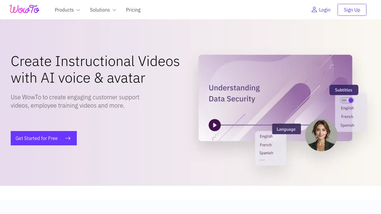 Screenshot of WowTo