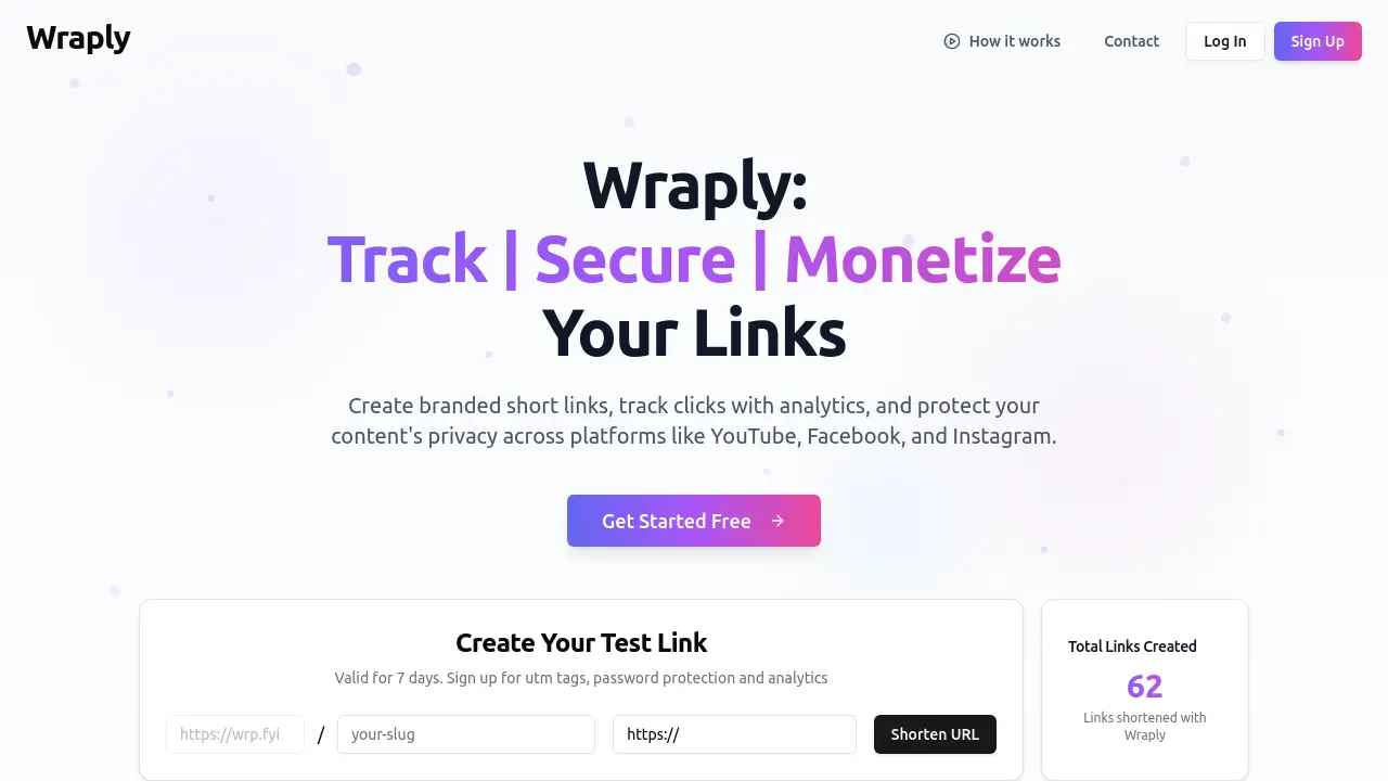 Screenshot of Wraply