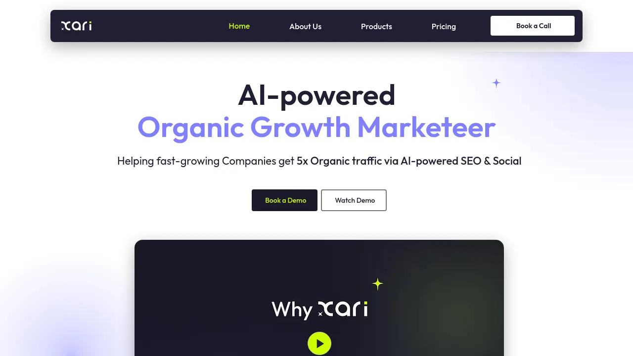 Screenshot of Xari