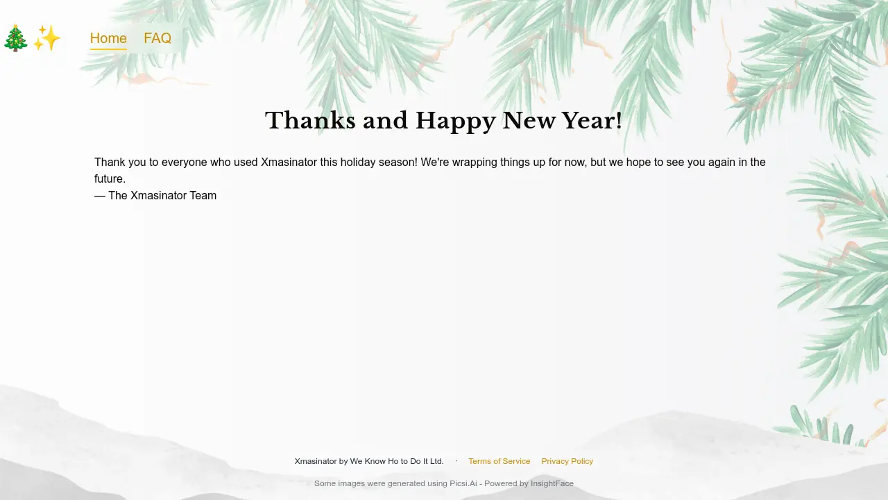 Screenshot of Xmasinator