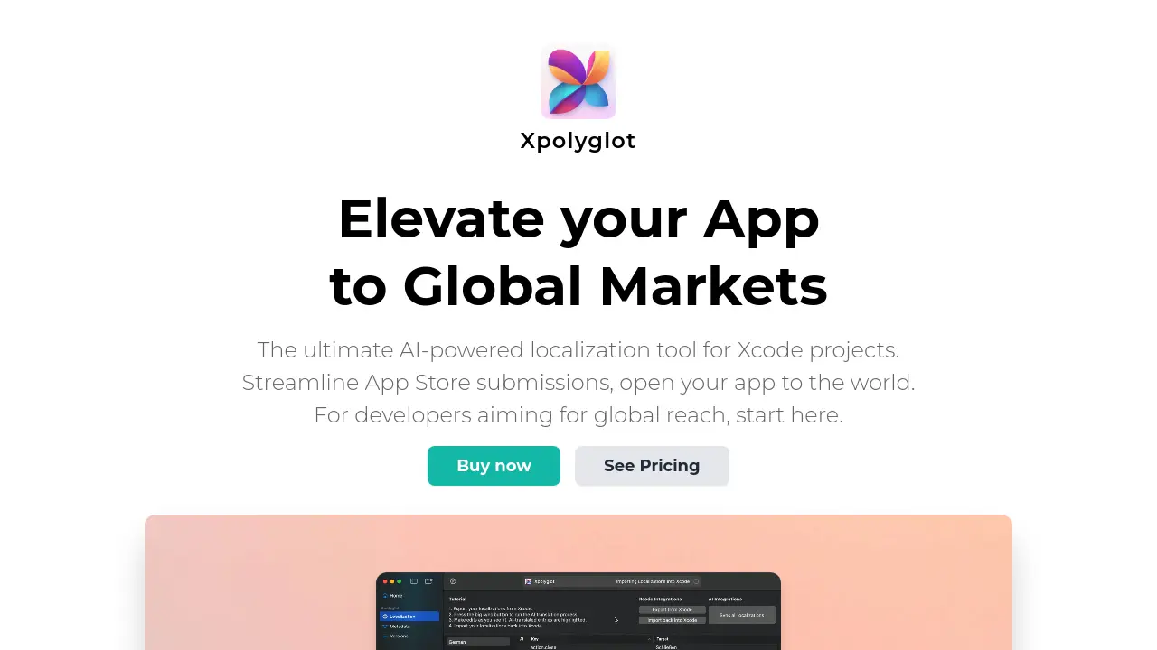 Screenshot of Xpolyglot