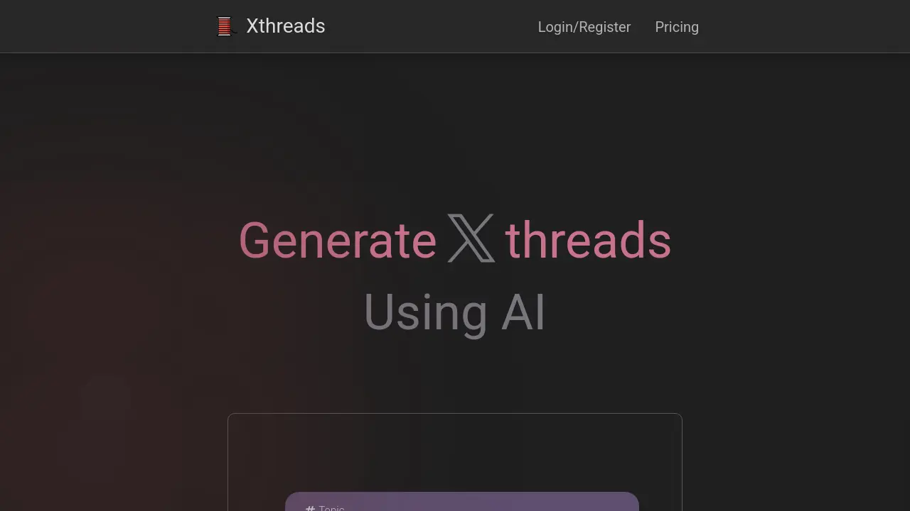 Screenshot of Xthreads