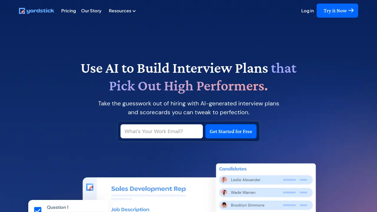 Screenshot of Yardstick