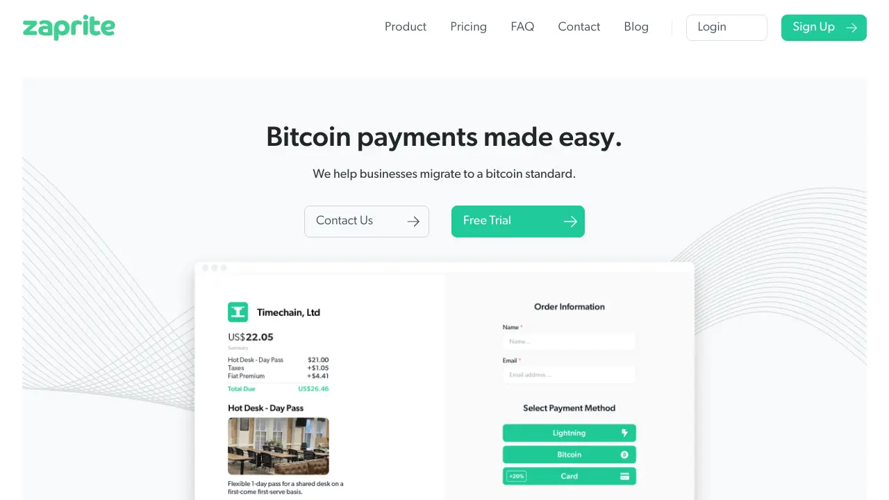 Screenshot of Zaprite