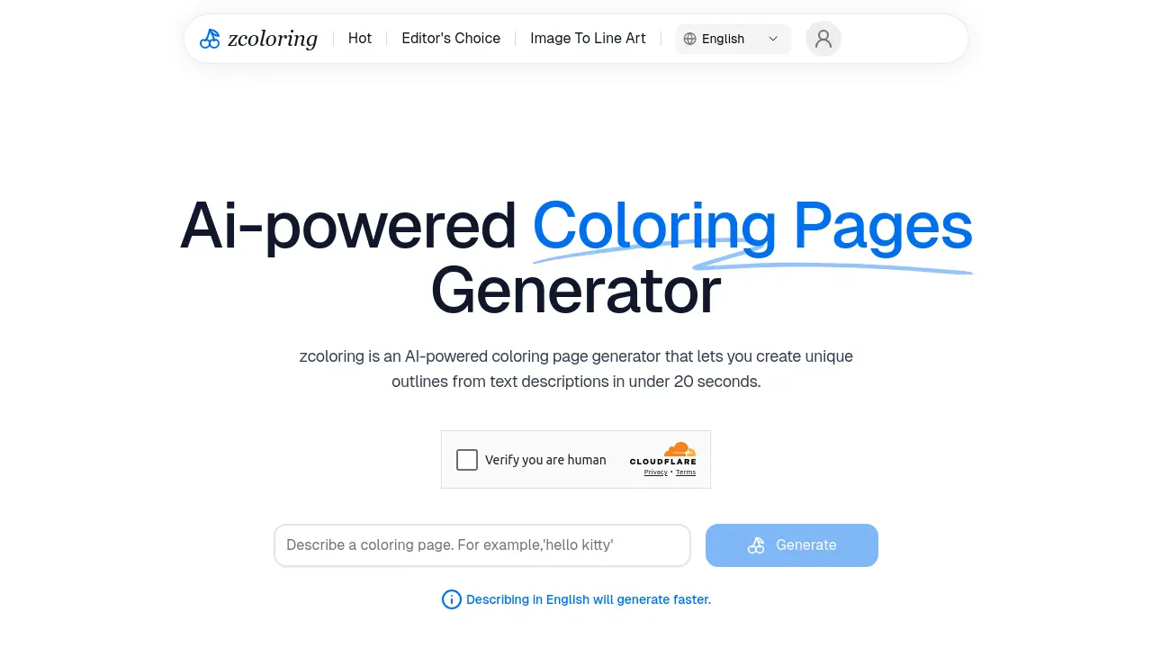 Screenshot of zcoloring