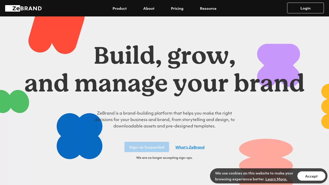 Screenshot of ZeBrand