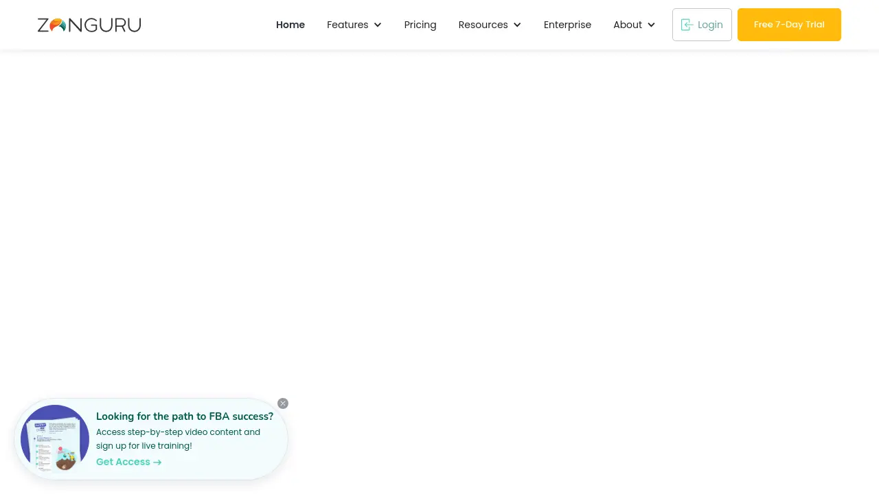 Screenshot of ZonGuru