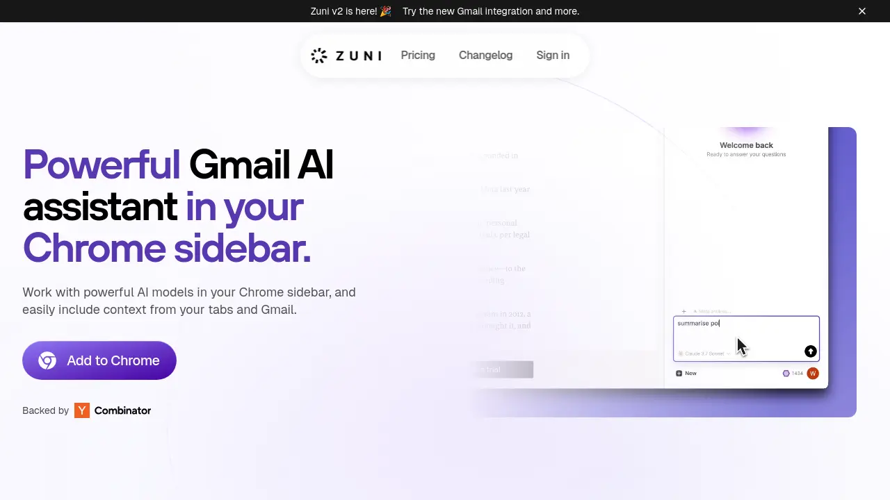 Screenshot of Zuni