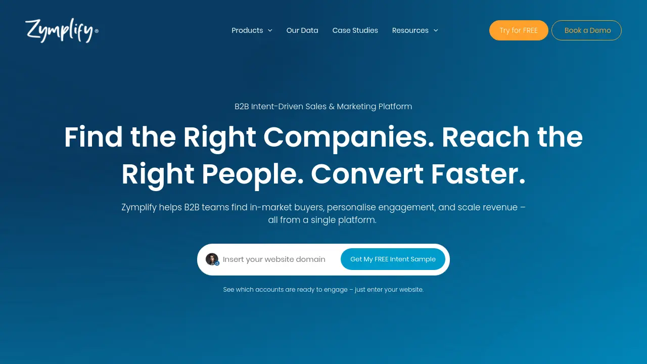 Screenshot of Zymplify